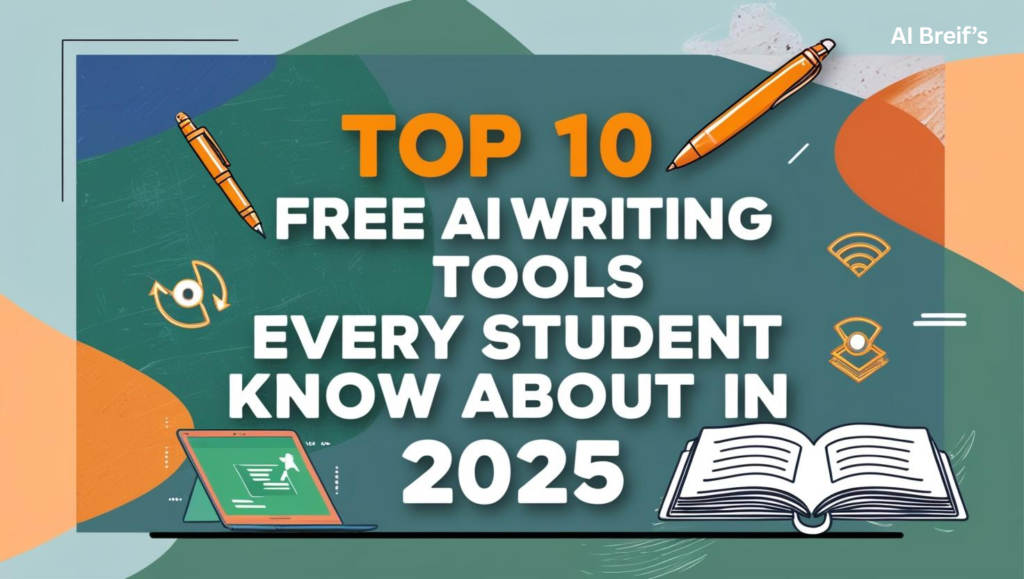 top 10 free ai writing-tools for students 2025